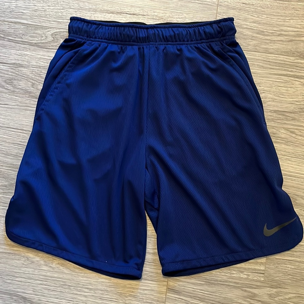 Men's Nike Dri-FIT Knit Hybrid Training Shorts blue Men’s size Small